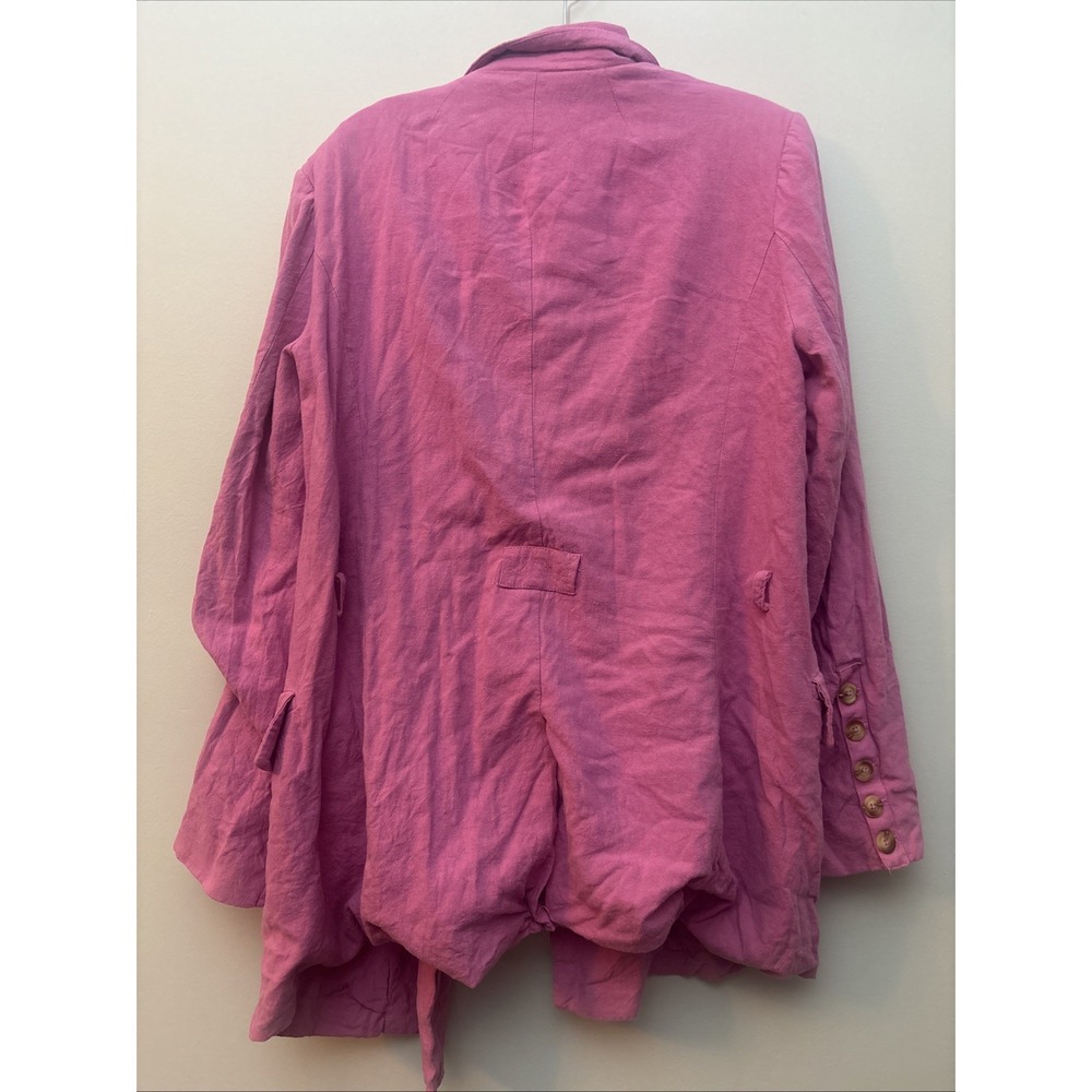 FREE PEOPLE Sz  XL OLIVIA BLAZER IN PINK - Picture 7 of 7